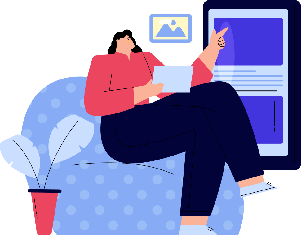 Facebook social media operation illustration